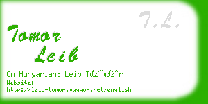 tomor leib business card